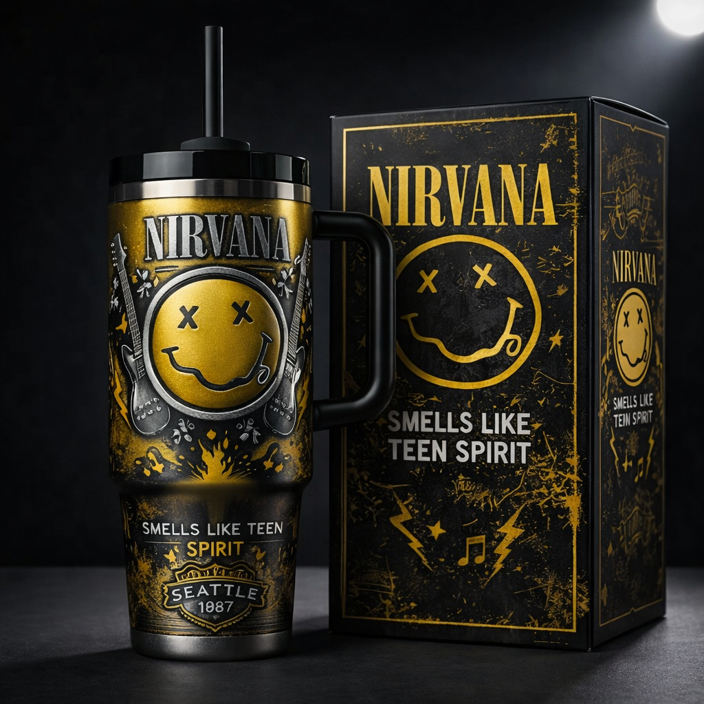 Nirvana Grunge Legend Stanley Tumbler