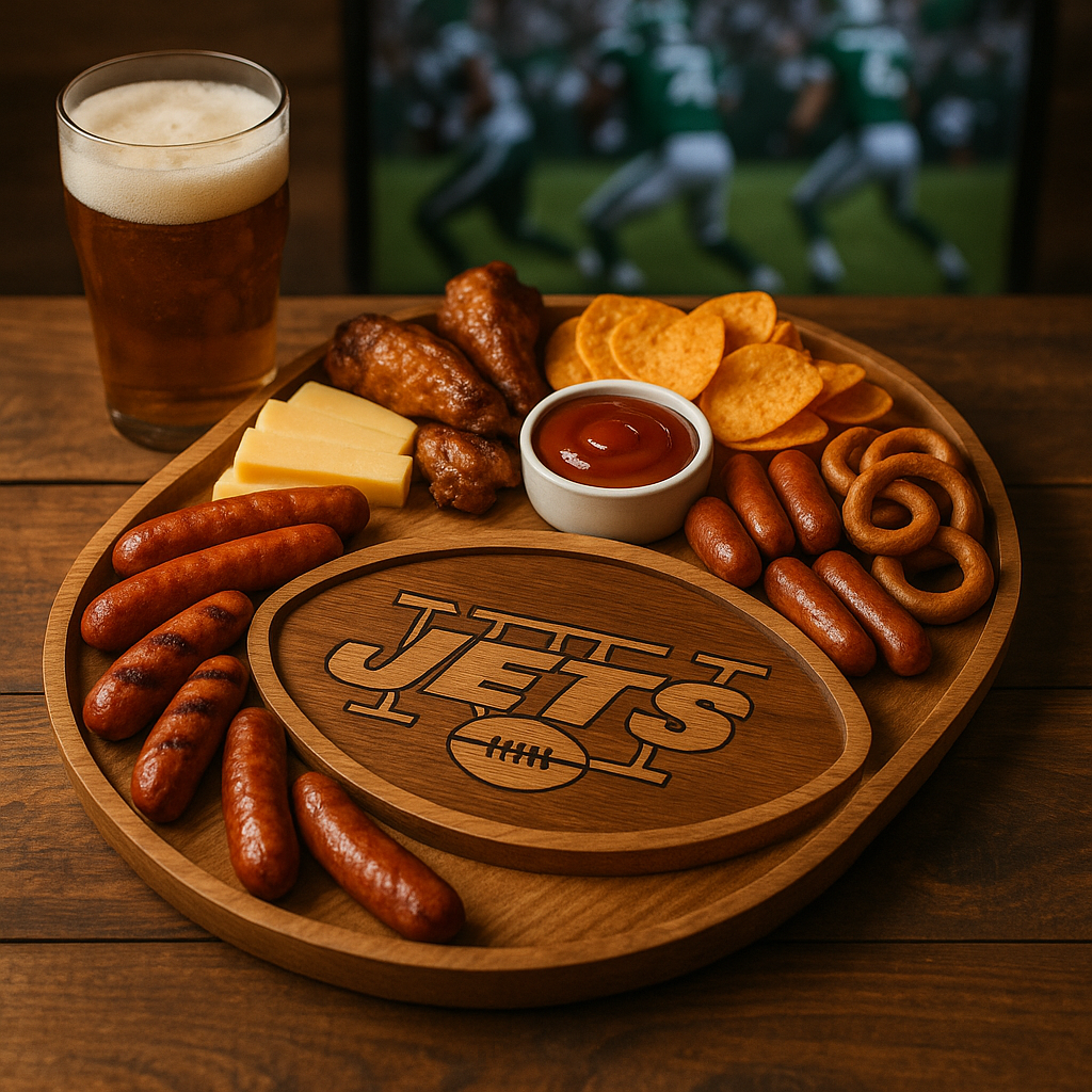 Team Legacy Wooden Charcuterie Board – Limited Edition Game Day Platter