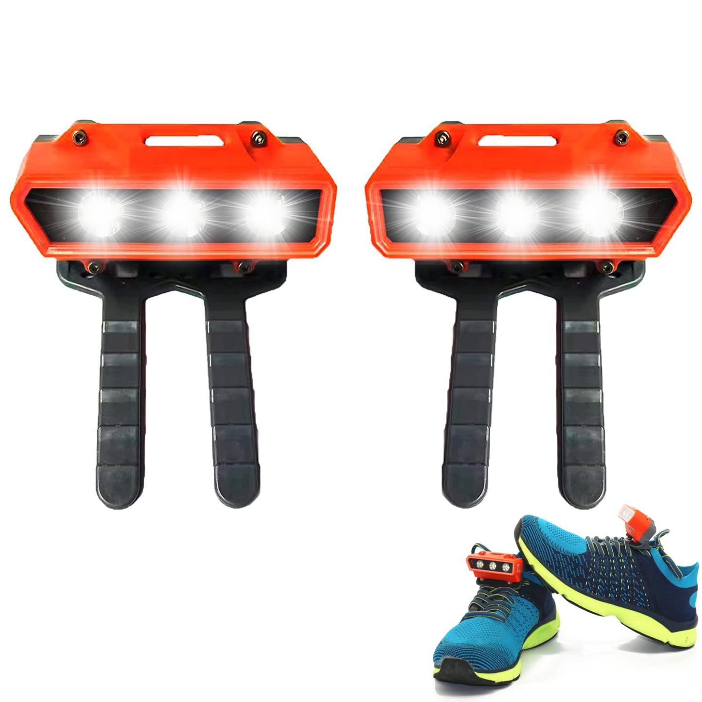 Shoe Lights - One Charge Lasts for 8 Hours - 2 Pcs