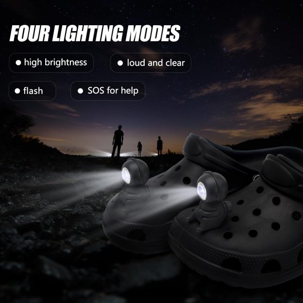 Astronaut Croc Lights