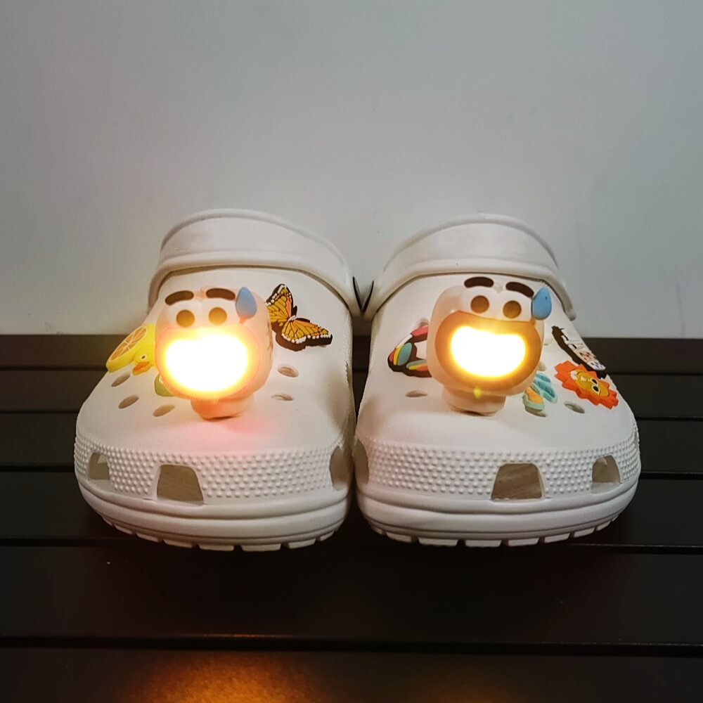 Awkward Big Mouth Monster Croc Lights - 2 Pcs - Croc Lights