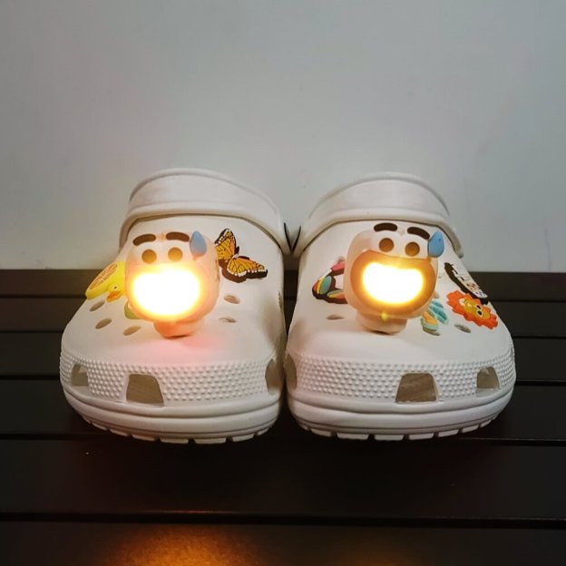 Awkward Big Mouth Monster Croc Lights - 2 Pcs - Croc Lights