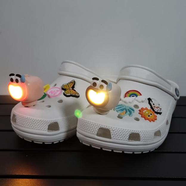 Awkward Big Mouth Monster Croc Lights - 2 Pcs - Croc Lights