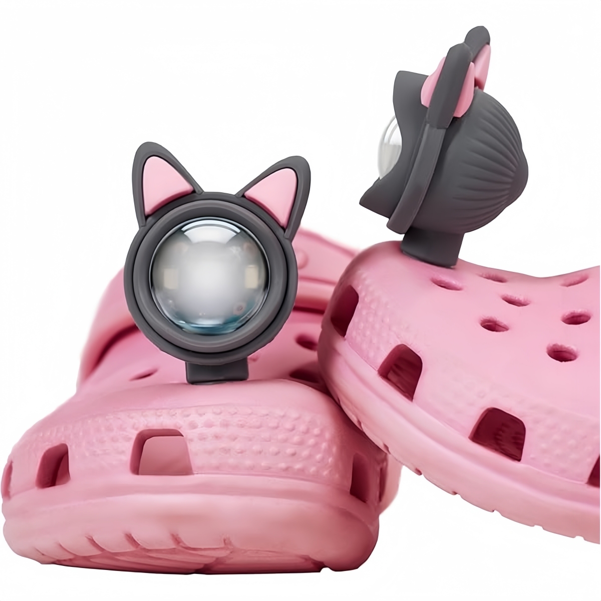 Kitten Ears Croc Lights - 2 Pcs