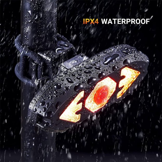 Bike Tail Light with Turn Signals - 1 Pcs - Croc Lights
