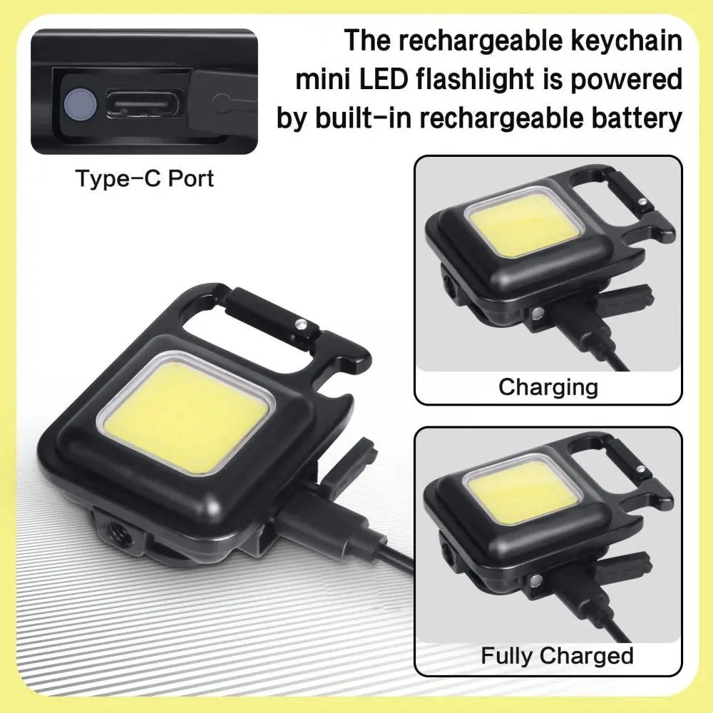 Bright Rechargeable Keychain Flashlights - Croc Lights