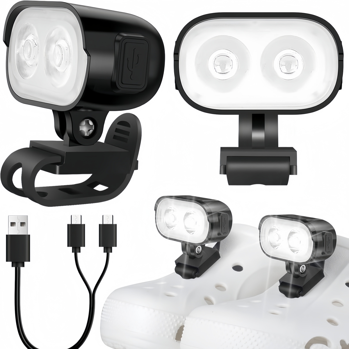 Universal Croc Lights -  Dual Led Lamp Beads - 2 Pcs-Croc Lights®