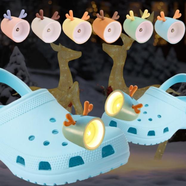 Deer Croc Lights - 2 Pcs - Croc Lights