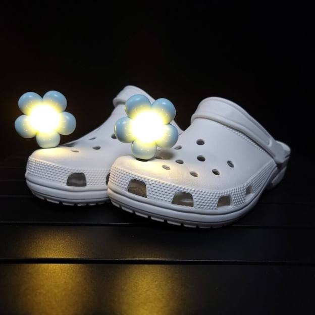 Flower Croc Lights - 2 Pcs - Croc Lights
