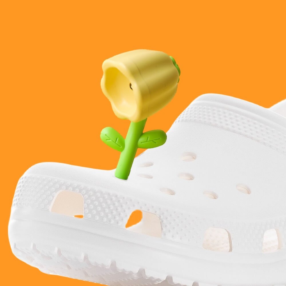 Flower Croc Lights - 2 Pcs - Croc Lights