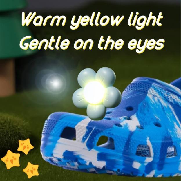 Flower Croc Lights - 2 Pcs - Croc Lights