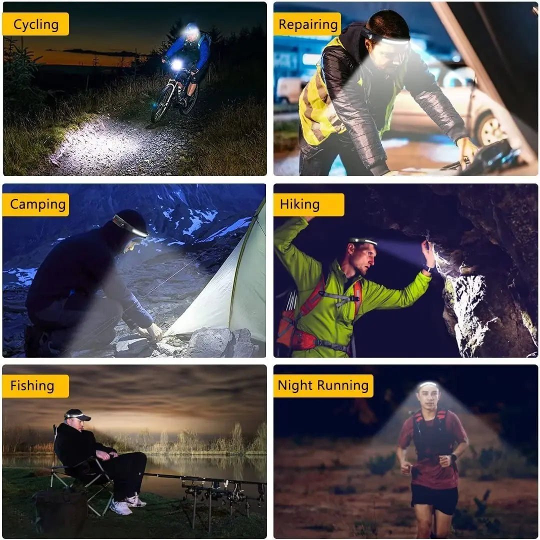 Headlamp Rechargeable - 1 Pcs - Croc Lights