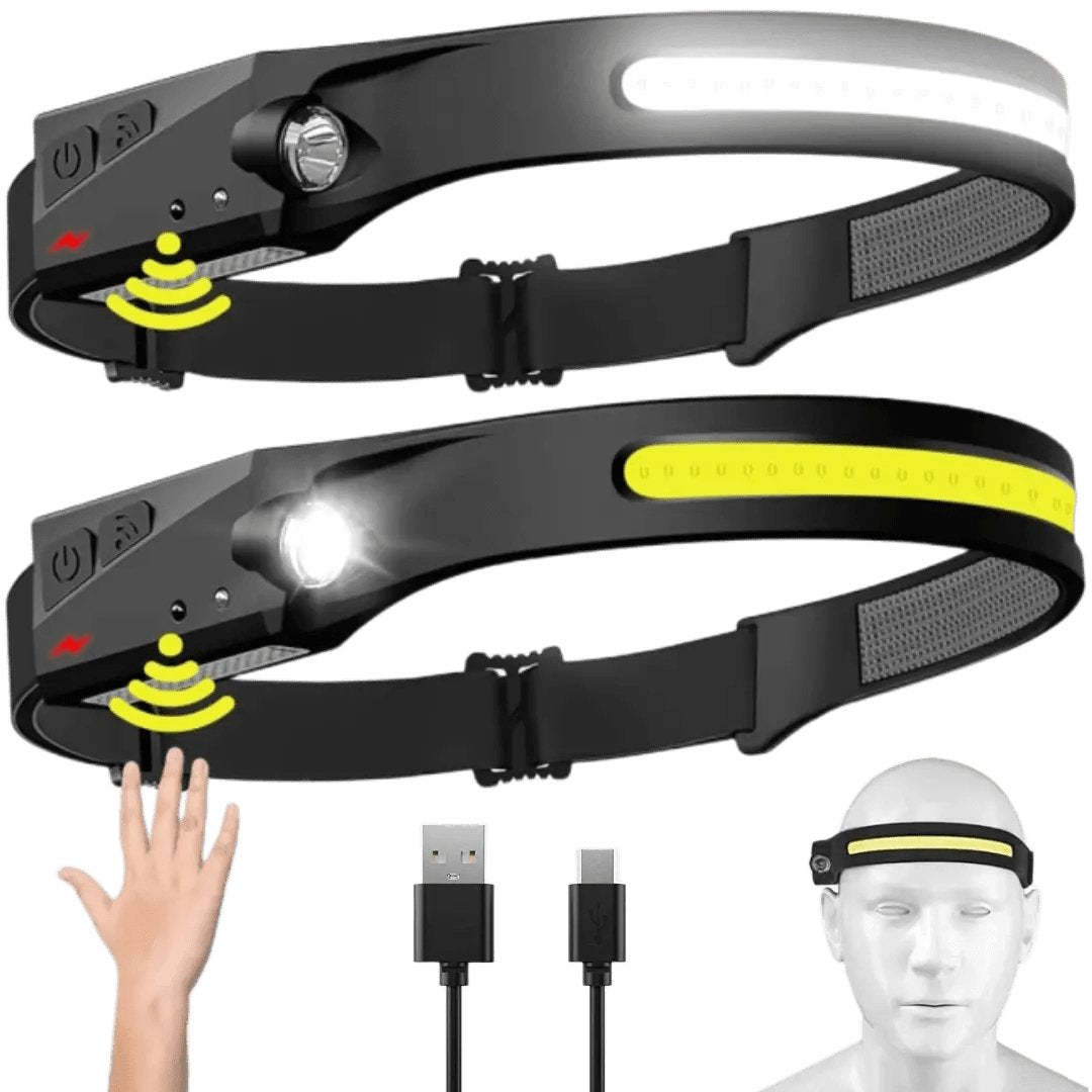 Headlamp Rechargeable - 1 Pcs - Croc Lights
