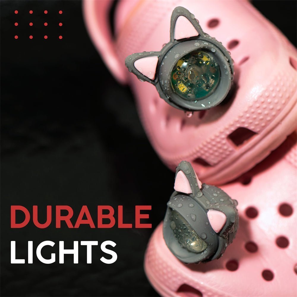 Kitten Ears Croc Lights - 2 Pcs - Croc Lights