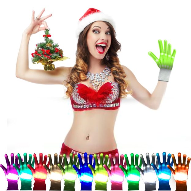 Led Gloves - 2 Pcs - Croc Lights