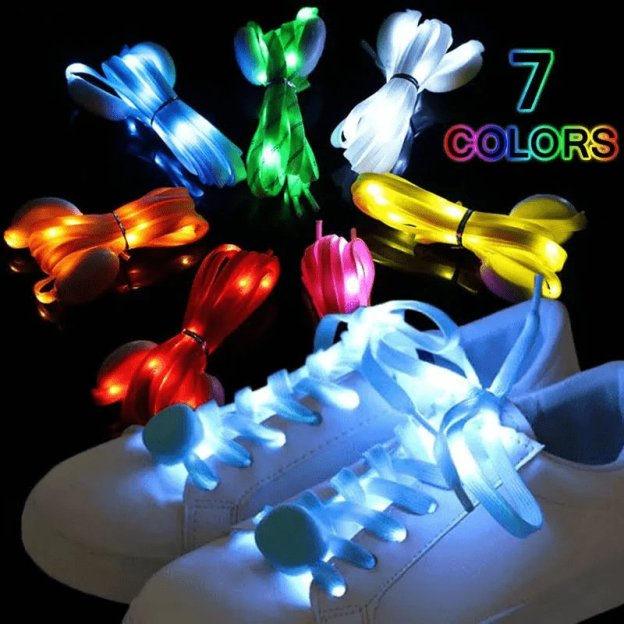 LED Shoelaces - 2 Pcs - Croc Lights