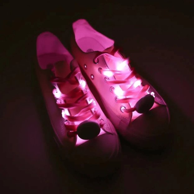 LED Shoelaces - 2 Pcs - Croc Lights
