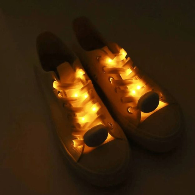 LED Shoelaces - 2 Pcs - Croc Lights