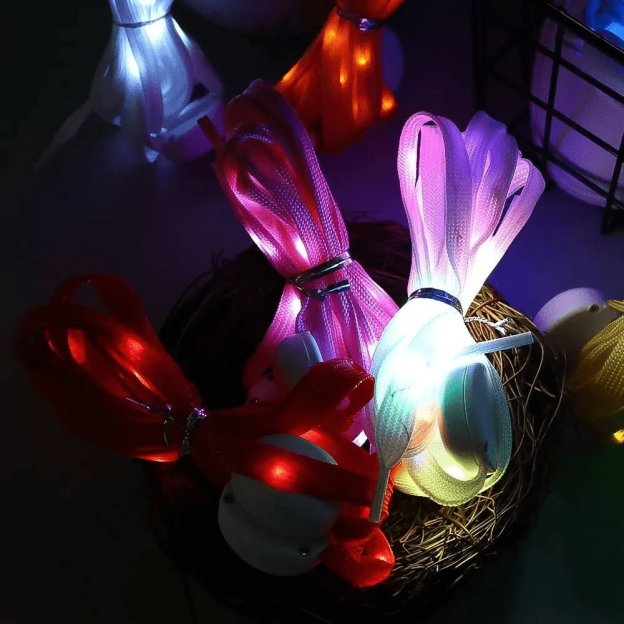 LED Shoelaces - 2 Pcs - Croc Lights