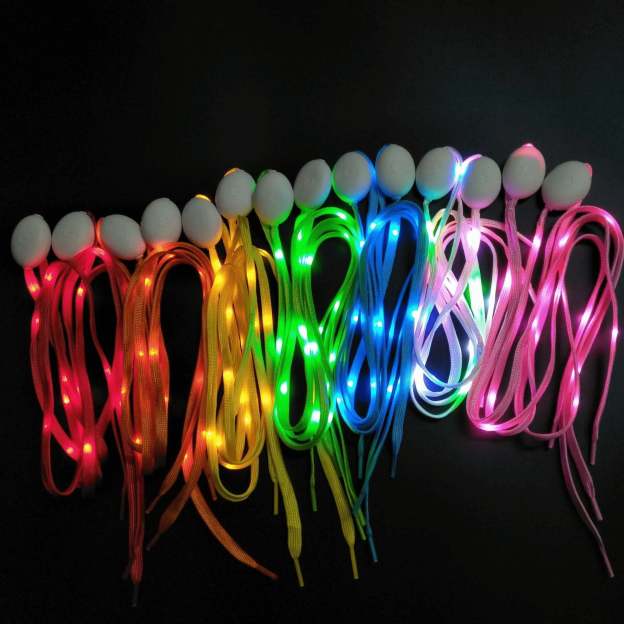 LED Shoelaces - 2 Pcs - Croc Lights