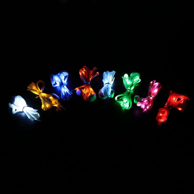 LED Shoelaces - 2 Pcs - Croc Lights