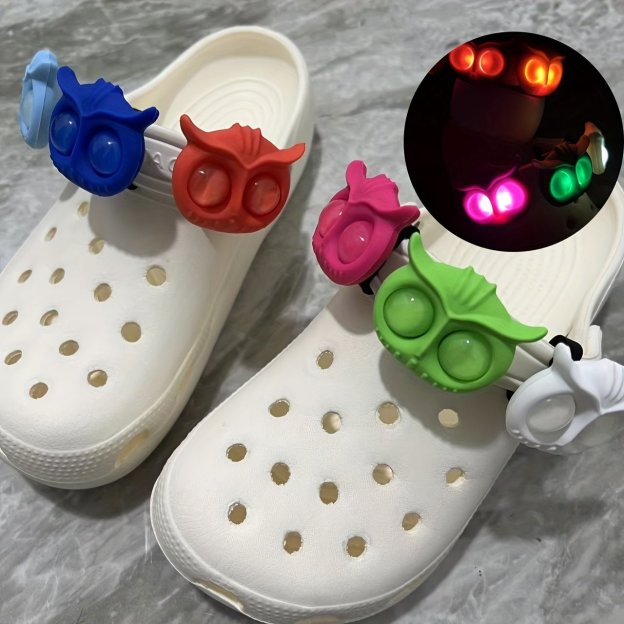 Owl Croc Lights - 1 Pcs - Croc Lights