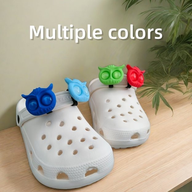 Owl Croc Lights - 1 Pcs - Croc Lights