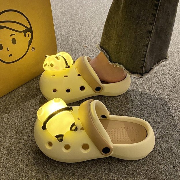 Panda Croc Lights - 2 Pcs - Croc Lights