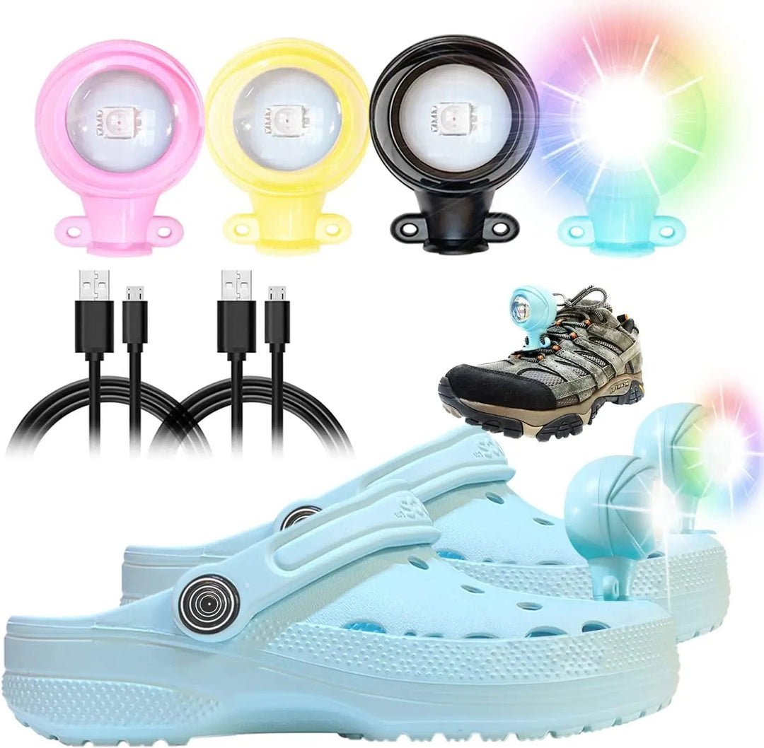 RGB Color LED Croc Lights - 2 Pcs - Croc Lights