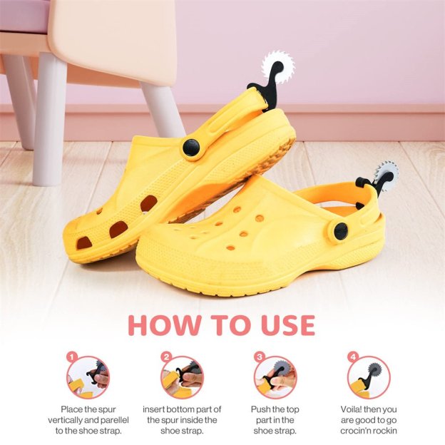 Shoe Spurs (2 Pcs) - Croc Lights