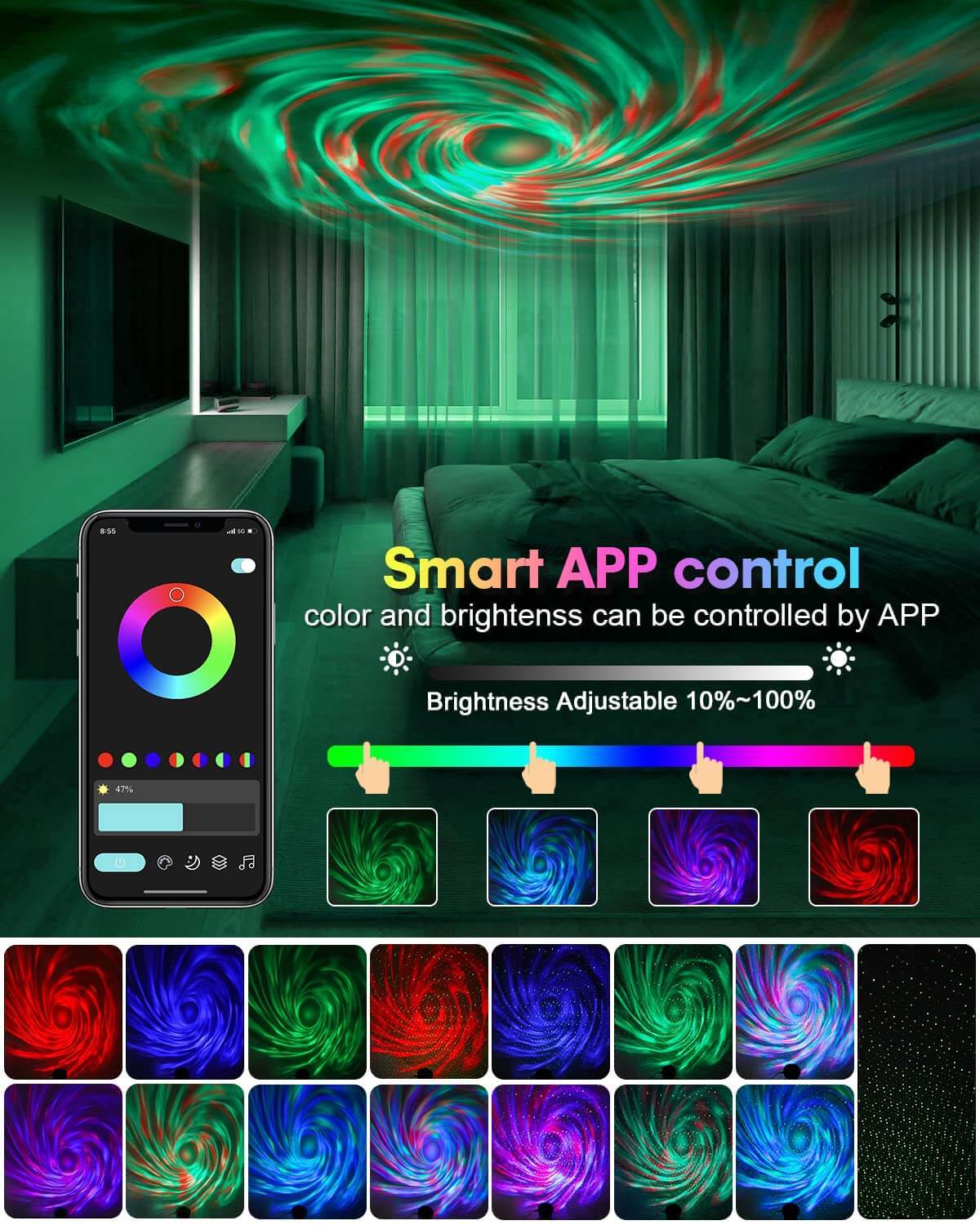 Star Projector Galaxy Projector - Croc Lights