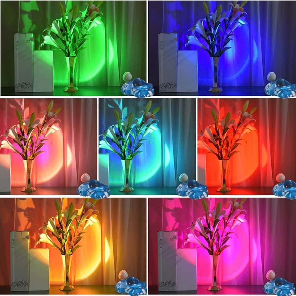Sunset Croc Lights - 7 Color - 2 Pcs - Croc Lights