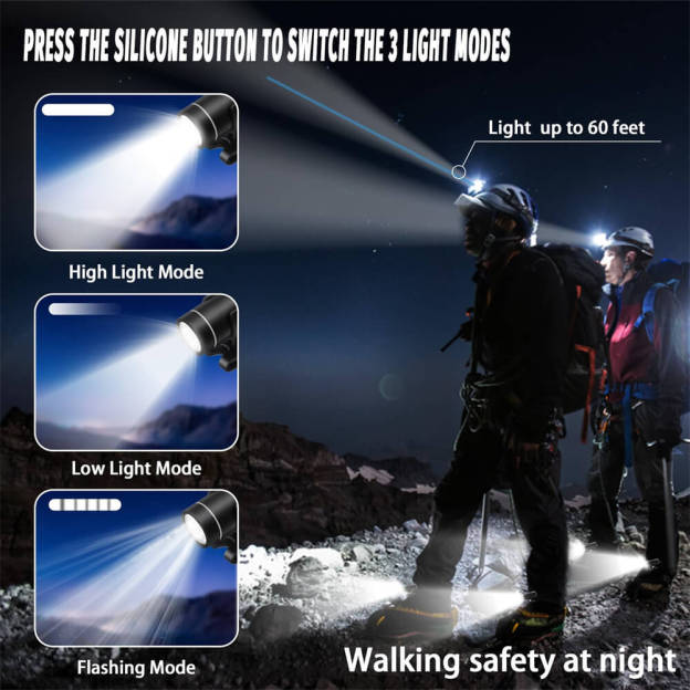 Universal Croc Lights - Lighting Visibility Up To 600 Feet - 2 Pcs - Croc Lights