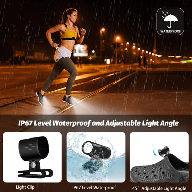 Universal Croc Lights - Lighting Visibility Up To 600 Feet - 2 Pcs - Croc Lights