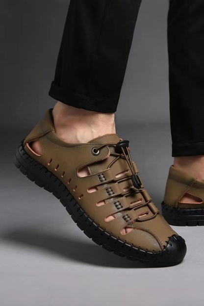 Lightweight Breathable Hand Stitching Casual Sandals For Men