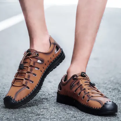 Lightweight Breathable Hand Stitching Casual Sandals For Men