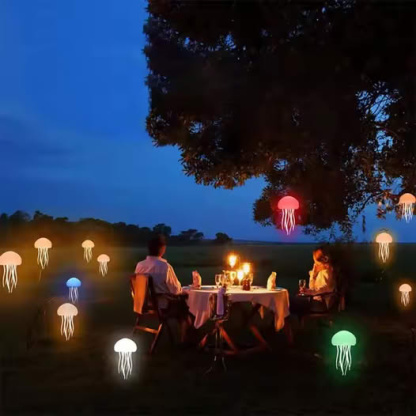 🎁Last Day Promotion 50% OFFFull color gradient intelligent voice-controlled jellyfish lamp floating smart night light