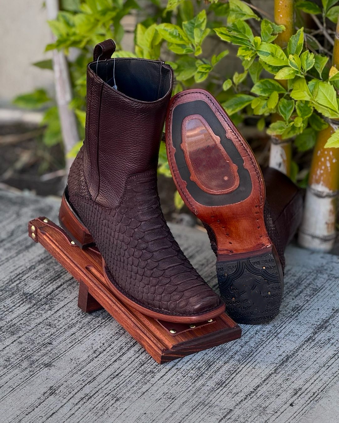 Men's Original Tobacco Python Cowboy Boots