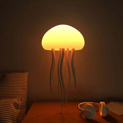 Full color gradient intelligent voice-controlled jellyfish lamp floating smart night light