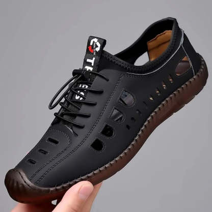 Men's BreathableSandals - Casual Hollow Out Flat Sneakers for Business & Everyday Wear
