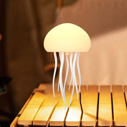 Full color gradient intelligent voice-controlled jellyfish lamp floating smart night light