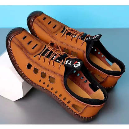 Men's BreathableSandals - Casual Hollow Out Flat Sneakers for Business & Everyday Wear