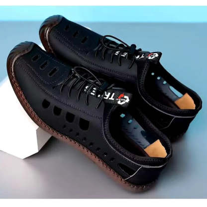 Men's BreathableSandals - Casual Hollow Out Flat Sneakers for Business & Everyday Wear