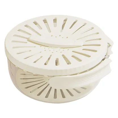 Fruits Drain Baskets with Lid Colander Portable Fridge Food Storage Containers