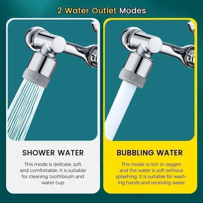 💥Summer Sale 50% off💥1080° Rotating Robotic Arm Splash-Proof Faucet Extender