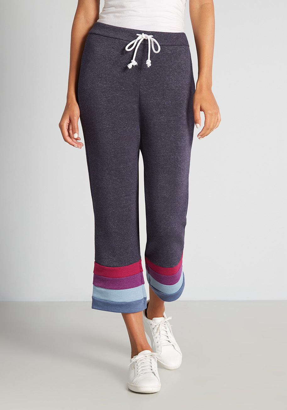 Moodiya x CAMP Collection On The Horizon Crop Sweatpants