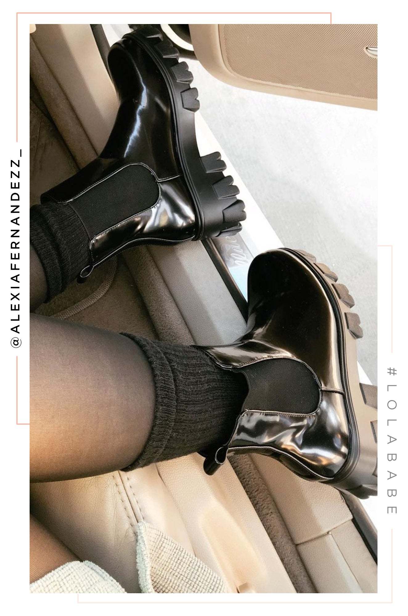 Zuzanna Combat Boots - Black-Laseno.All Rights Reserved.