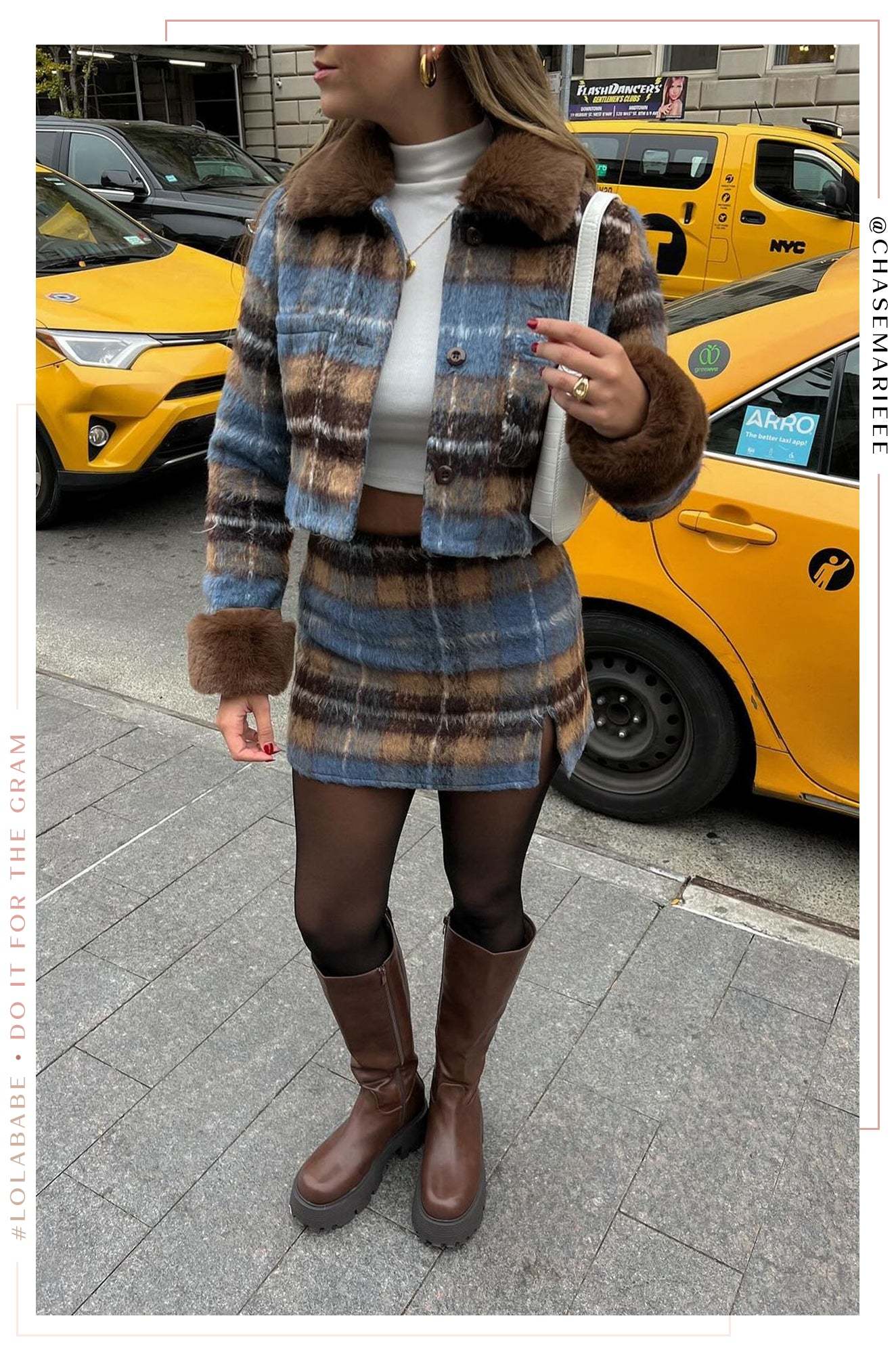 Jacquelyn Below The Knee Boots - Brown-Laseno.All Rights Reserved.