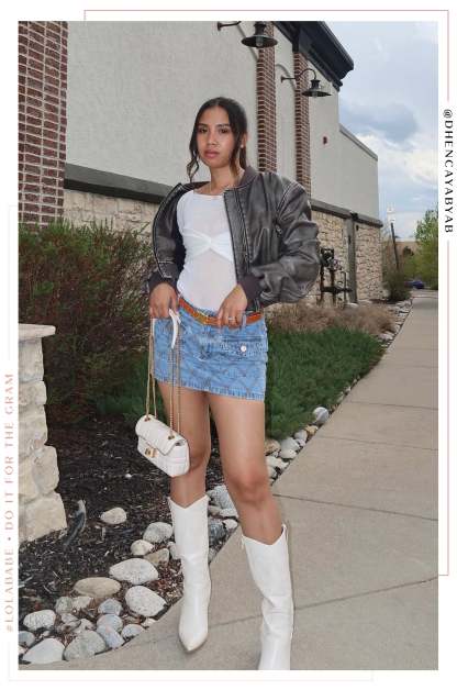 Sheyna Denim Skirt - Denim-Laseno.All Rights Reserved.