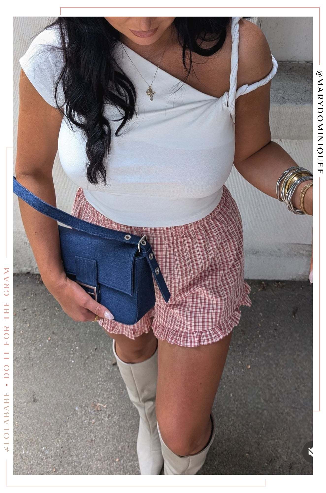 Marnie Asymmetrical Shoulder Crop Top - White-Laseno.All Rights Reserved.
